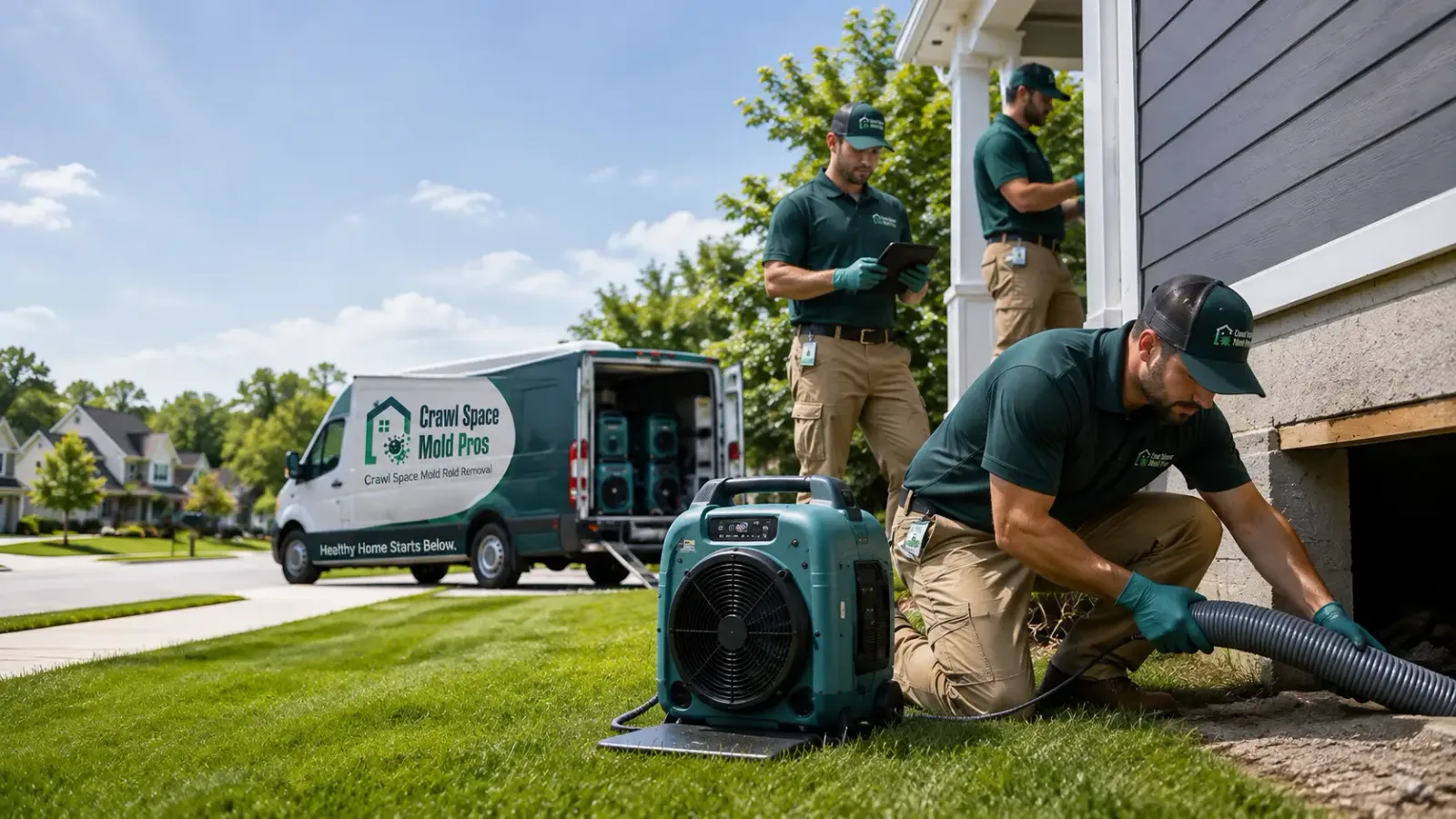 Crawl Space Mold Removal in Willard, WI